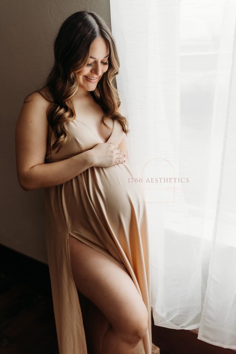 Maternity Slip Dress Long