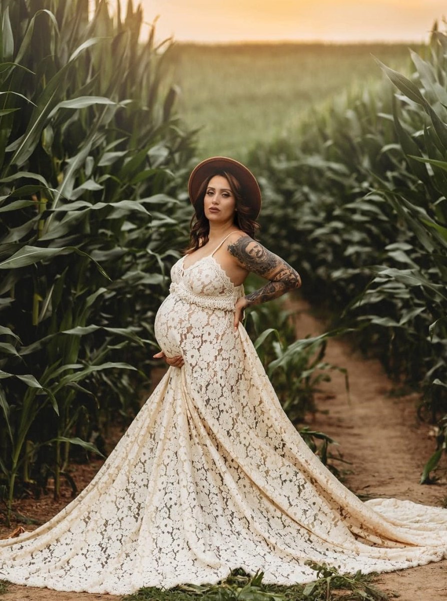 chinese dress ladies River Maternity Photoshoot Dress