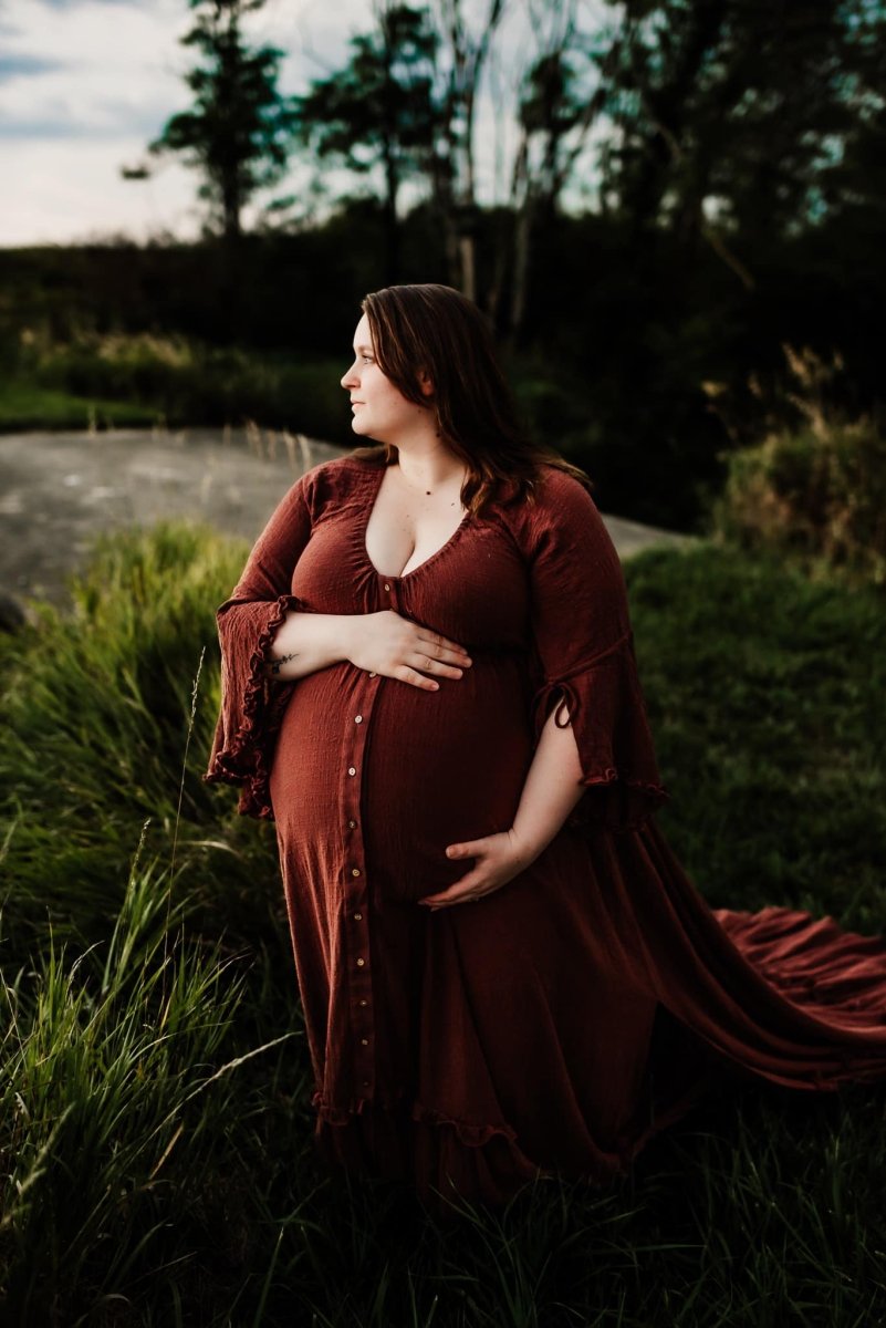 Aspen Boho Maternity Photoshoot Dress