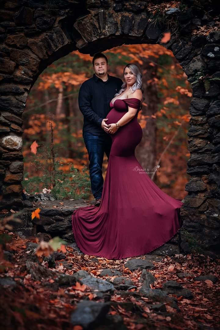 Athena Maternity Photoshoot Dress | Wine Jersey Gown, Convertible, One Chicaboo Athena Maternity Photoshoot Dress | Wine Jersey Gown, Convertible, One Chicaboo