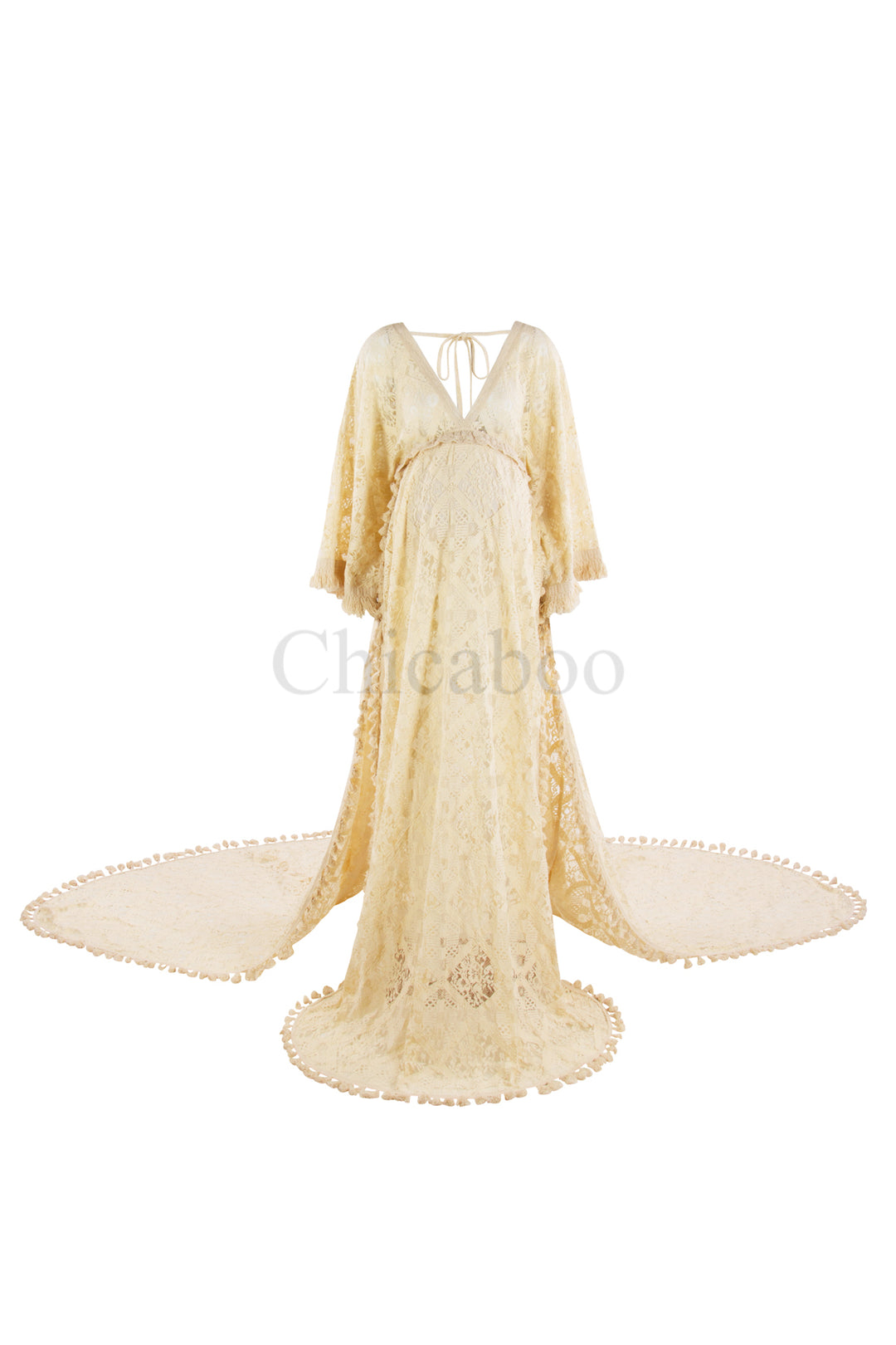 Ivy Lace Gown in Vintage Beige -Unlined Lace  (Size 4-14)