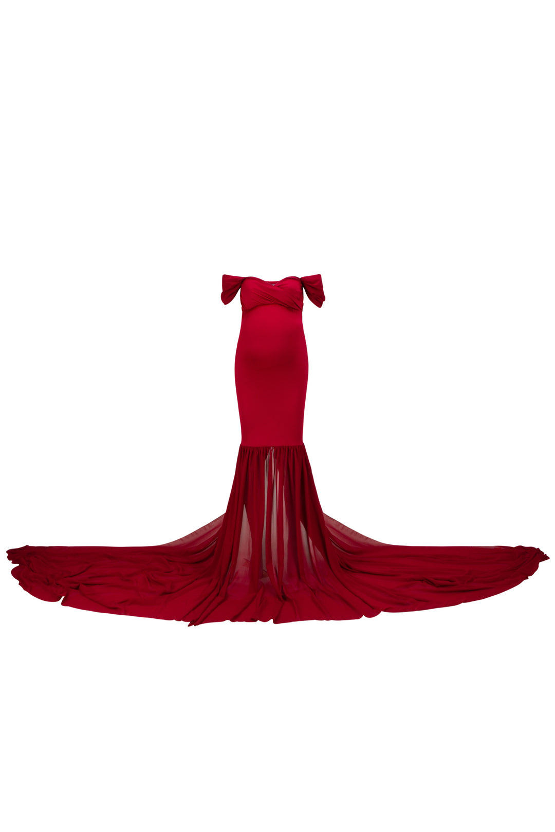 Garnet Monroe Maternity Gown with tossing train One-Size