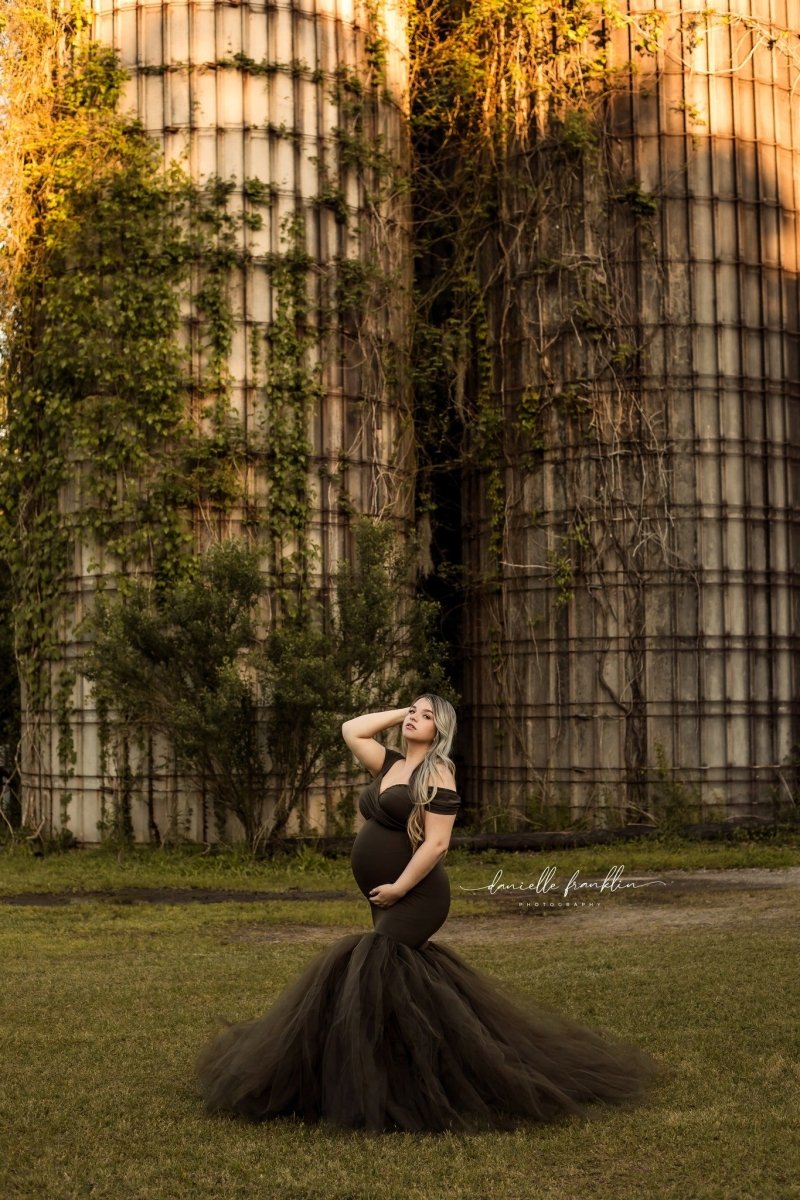 olive green maternity dress for photoshoot Luxury Olive Green Maternity Dress Maternity Dress for Baby Shower | Maternity Dress for photo shoot