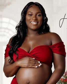 Athena Maternity Crop Top | Pearl, Copper, Cream, Garnet, Merlot & Periwinkle, One Size