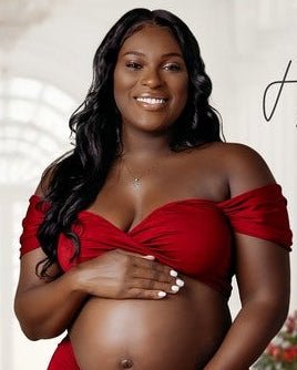 Athena Maternity Crop Top | Pearl, Copper, Cream, Garnet, Merlot &amp; Periwinkle, One Size - Chicaboo