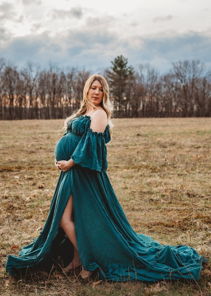 Daisy 2-Piece Boho Maternity Photoshoot Dress