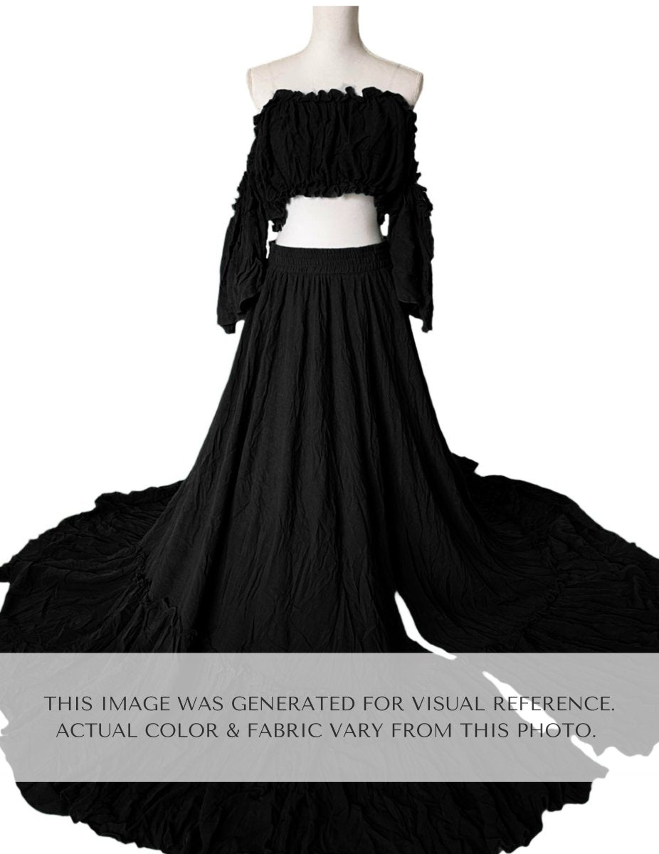 Daisy 2-Piece Boho Maternity Photoshoot Dress