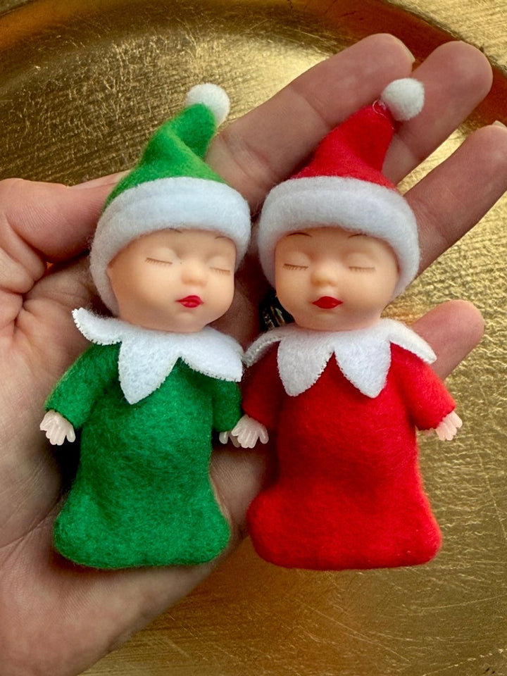 Elfkins™ Mini Newborn Christmas Elf • Baby Elf • Elf Mini • Stocking Stuffer | Choose Color - Chicaboo