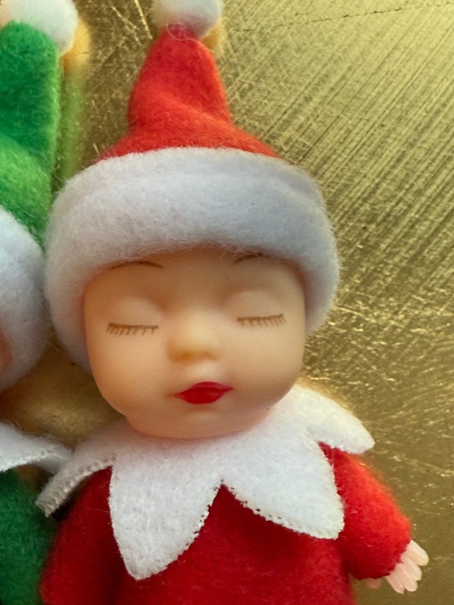 Elfkins™ Mini Newborn Christmas Elf • Baby Elf • Elf Mini • Stocking Stuffer | Choose Color - Chicaboo