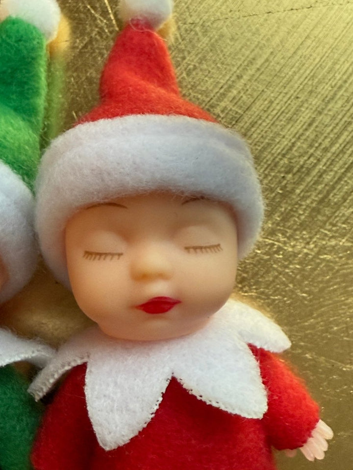 Elfkins™ Mini Newborn Christmas Elf • Baby Elf • Elf Mini • Stocking Stuffer | Choose Color - Chicaboo