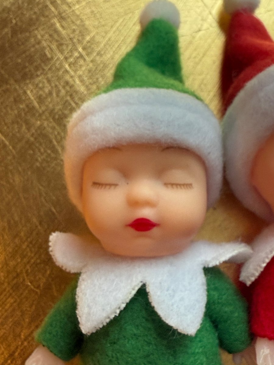 Elfkins™ Mini Newborn Christmas Elf • Baby Elf • Elf Mini • Stocking Stuffer | Choose Color - Chicaboo