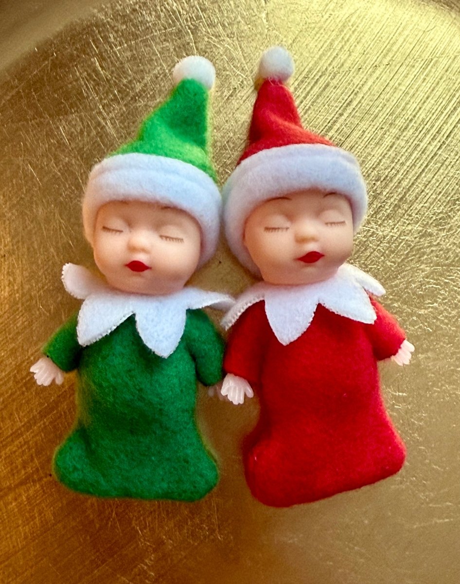 Elfkins™ Mini Newborn Christmas Elf • Baby Elf • Elf Mini • Stocking Stuffer | Choose Color - Chicaboo