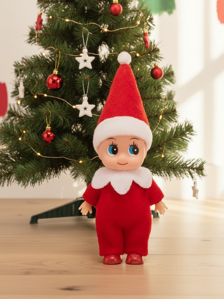 Elfkins™ Mini Posable Christmas Elf • Baby Elf • Elf Mini • Stocking Stuffer | Choose Style - Chicaboo