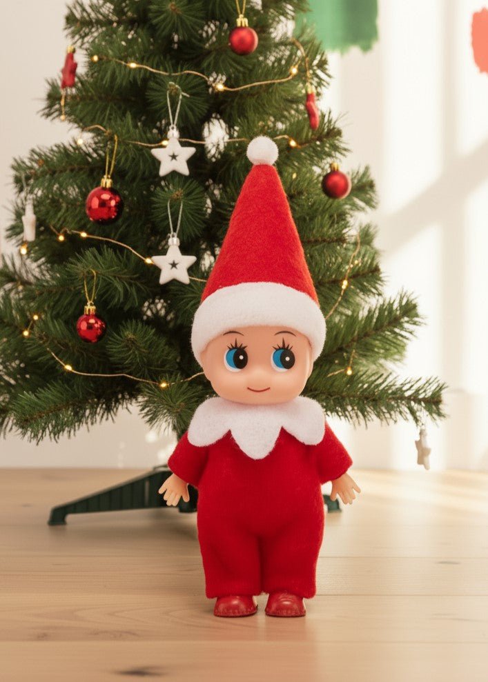Elfkins™ Mini Posable Christmas Elf • Baby Elf • Elf Mini • Stocking Stuffer | Choose Style - Chicaboo