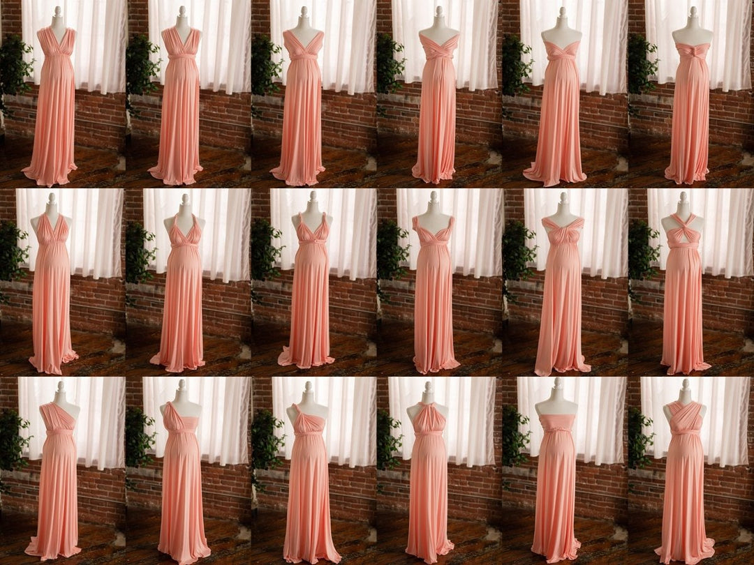 Eternity Maternity Wrap Dress | Rainbow Baby Infinity Gown for Baby Shower, Convertible, One Size - Chicaboo