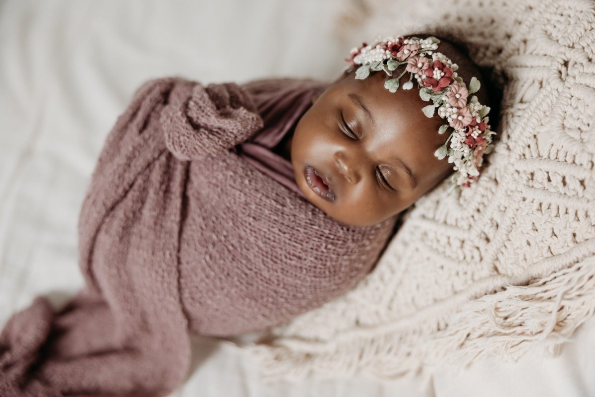 Flora newborn-sitter flower crown only (choose color) – Chicaboo