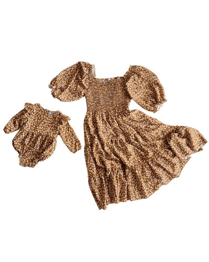 Katherine Dress - Russet Floral - Chicaboo