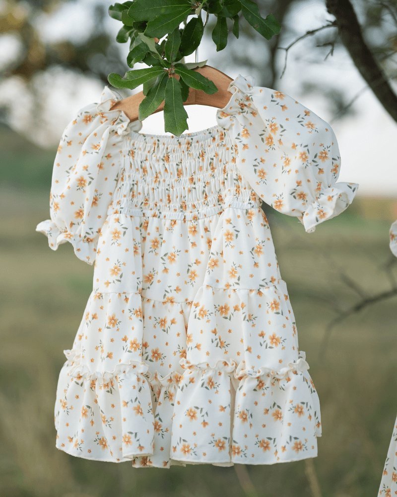 Katherine Dress - Yellow Floral - Chicaboo