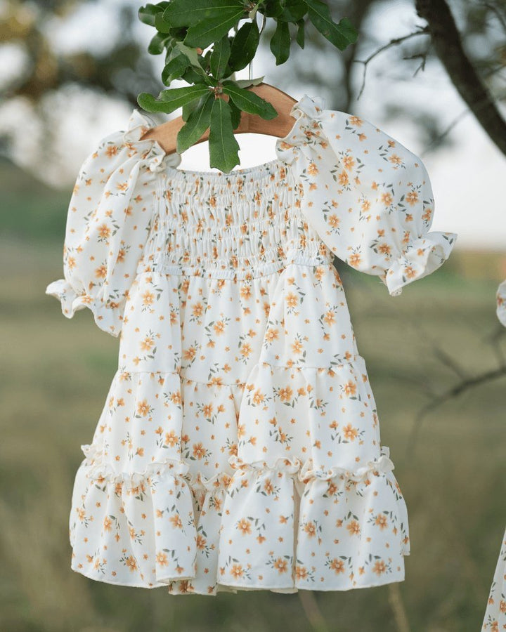 Katherine Dress - Yellow Floral - Chicaboo