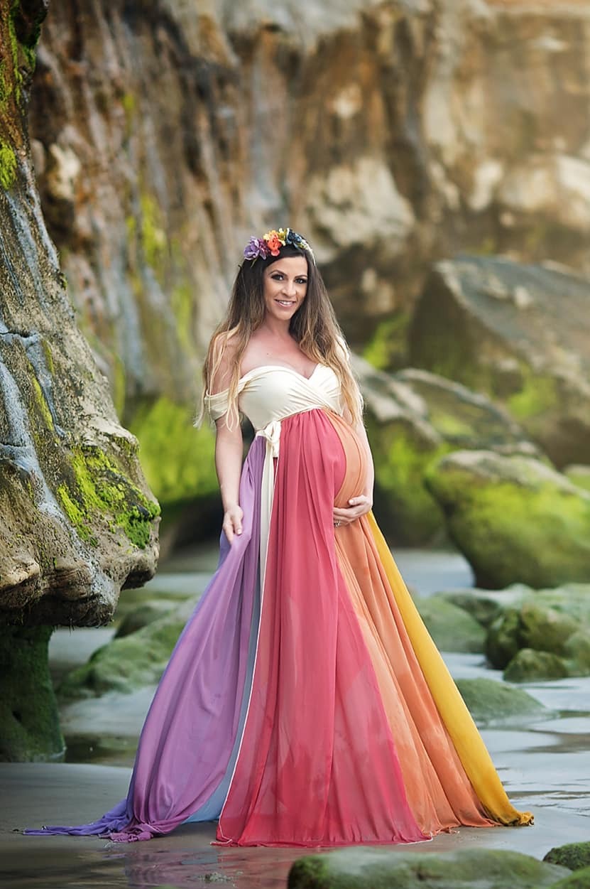 Miracle Rainbow Baby Maternity Skirt