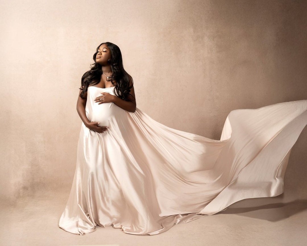 Extra Long Silky Maternity Photoshoot Fabric Extra Long Silky Maternity Photoshoot Fabric