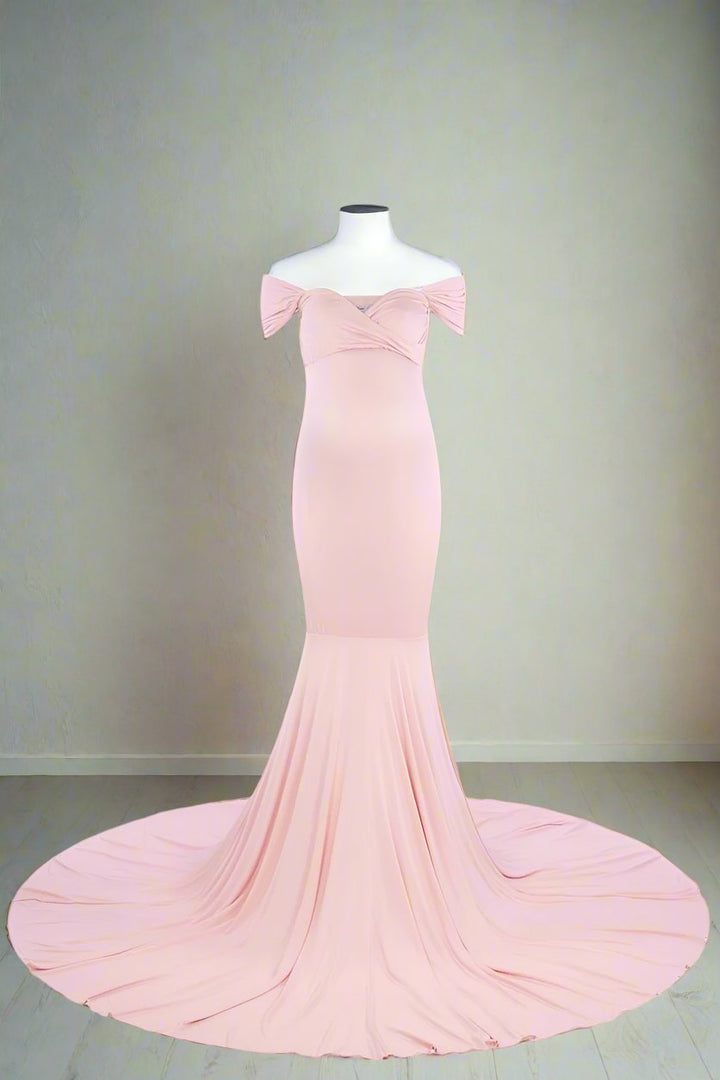 Ballet Pink Signature Jersey {Athena} Maternity Gown - Chicaboo