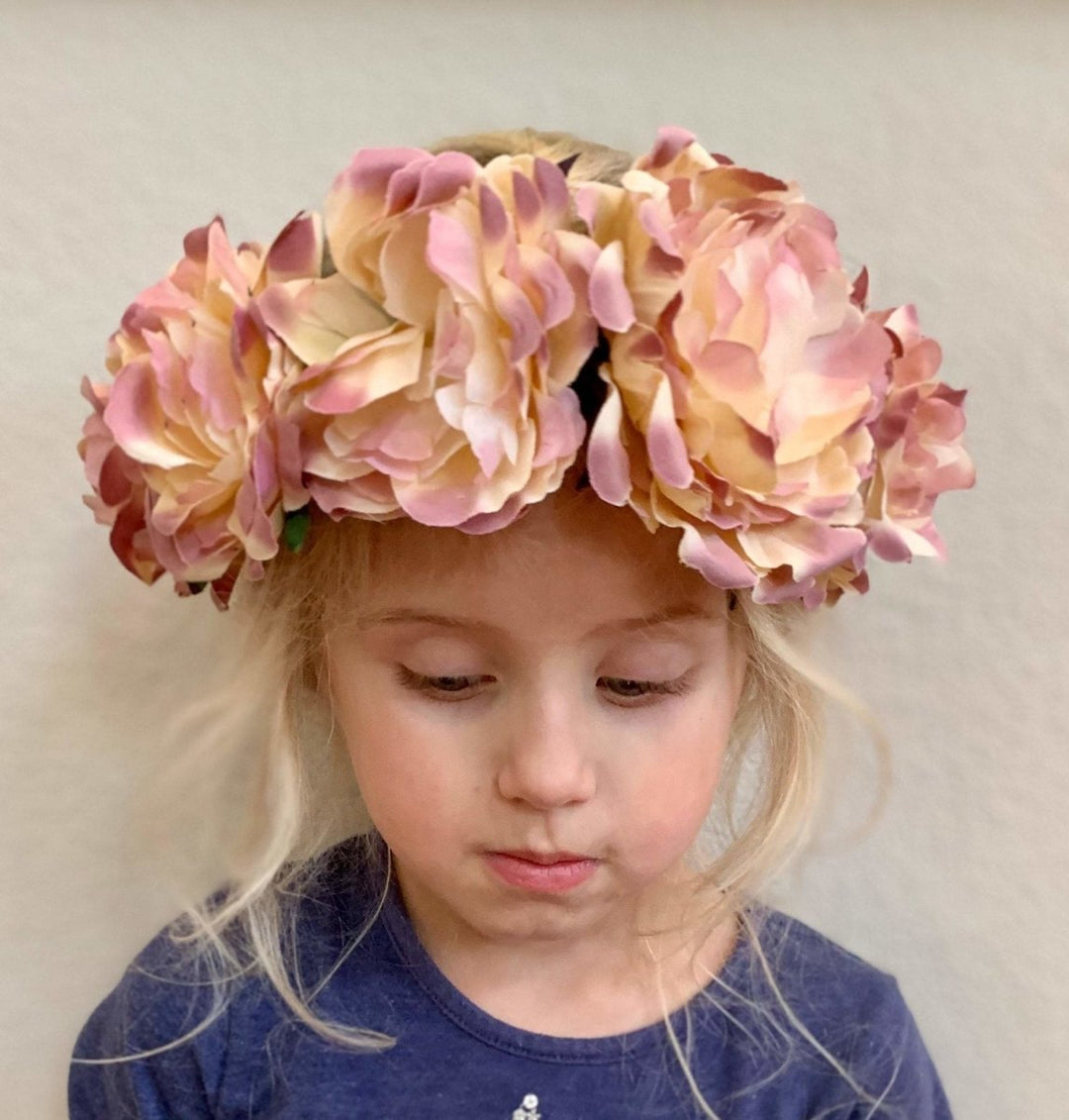 Flower Crown Sale PROTOTYPE VINTAGE ROSES (Size toddler-adult) - Chicaboo