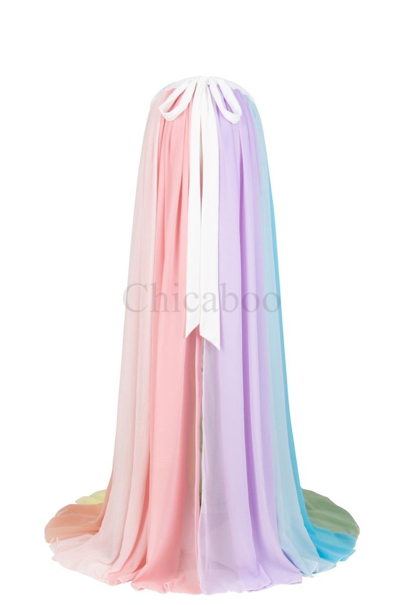 Pastel Rainbow {Miracle} Tie Skirt - Size Skirt 2-24 - Chicaboo