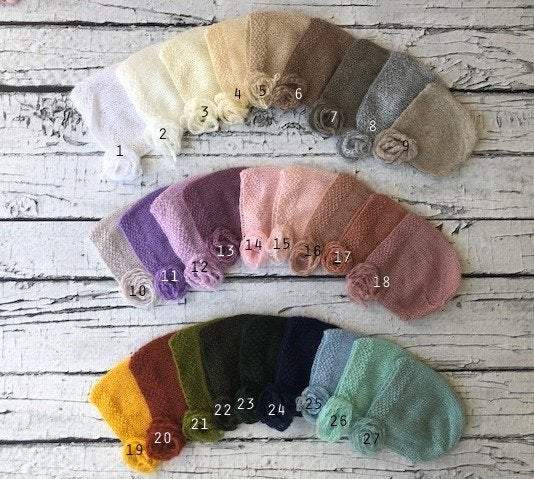 Simple Sweet Newborn Bonnet (Choose Color) - Chicaboo