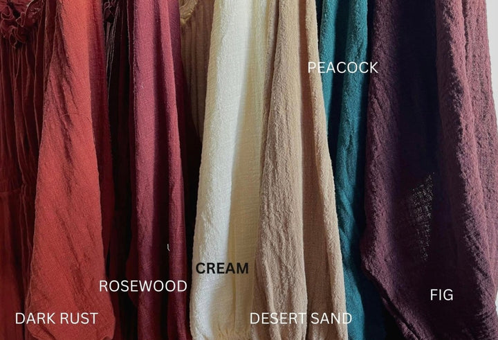 Soft Linen Aspen Gown (Standard & Plus Size) Choose Color - Chicaboo