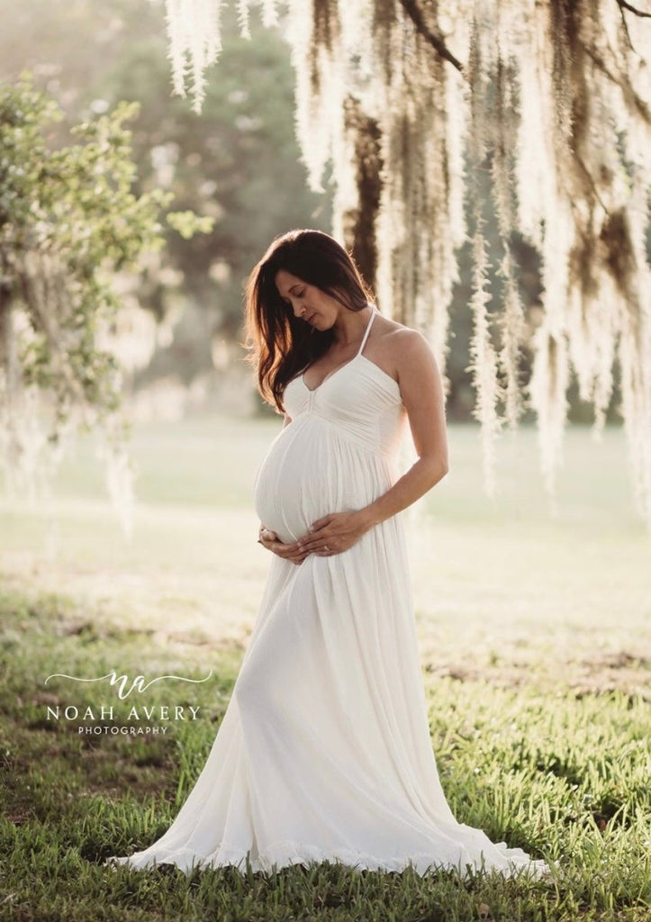 Skylar Maternity Gown in Black - Maternity Wedding Dresses, Evening Wear  and Party Clothes by Tiffany Rose UK