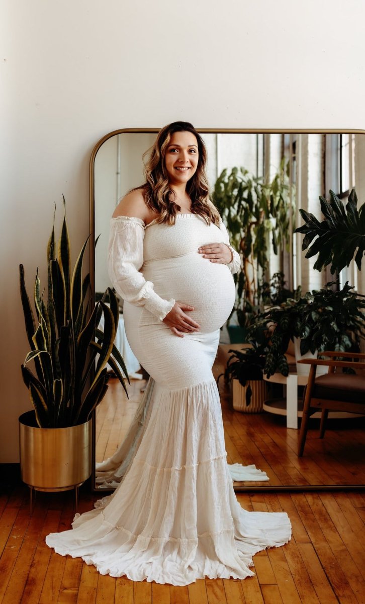 Marlow Boho Maternity Skirt for Photoshoot