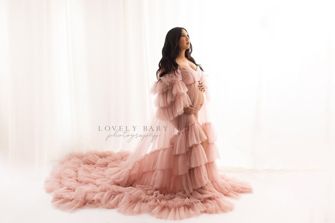 Black Onyx Athena Maternity Photoshoot Gown One-Size